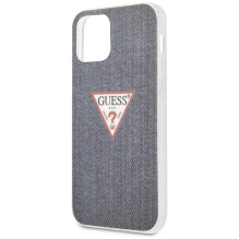 Guess GUHCP12SPCUJULDB iPhone 12 mini 5.4" navy / dark blue hardcase Jeans Collection