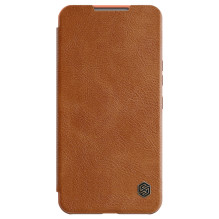 Nillkin Qin Leather Pro Case Dėklas, skirtas Samsung Galaxy S22+ (S22 Plus) Camera Protector Dėklas Dėklas Flip Case Rud Nillkin Qin Leather Pro Case Dėklas, skirtas Samsung Galaxy S22+ (S22 Plus) Camera Protector Dėklas Dėklas Flip Case Rud