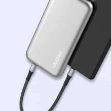 Dudao L10C USB-C – USB-C PD laidas 100W 5A 0,23m – juodas Dudao L10C USB-C – USB-C PD laidas 100W 5A 0,23m – juodas