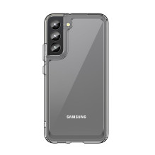 „Oper Space Case“ dėklas, skirtas „Samsung Galaxy S22 + (S22 Plus)“ kietu dangteliu su permatomu gelio rėmeliu
