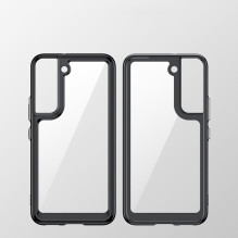 Outer Space Case Case for Samsung Galaxy S22 + (S22 Plus) Hard Cover with Gel Frame Transparent