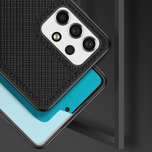 Dux Ducis Fino dėklo dangtelis, nailono medžiaga Samsung Galaxy A73 juoda Dux Ducis Fino dėklo dangtelis, nailono medžiaga Samsung Galaxy A73 juoda