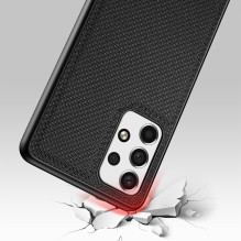 Dux Ducis Fino case cover, nylon material Samsung Galaxy A73 black Dux Ducis Fino case cover, nylon material Samsung Galaxy A73 black