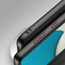 Dux Ducis Fino dėklo dangtelis, nailono medžiaga Samsung Galaxy A73 juoda Dux Ducis Fino dėklo dangtelis, nailono medžiaga Samsung Galaxy A73 juoda