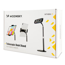 „Wozinsky“ planšetinio kompiuterio ir telefono stovas, juodas (WTHBK4)