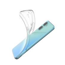 Ultra Clear 0,5 mm dėklas, skirtas Vivo Y16 / Vivo Y02s plonam dangčiui, skaidrus