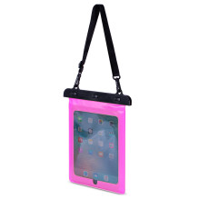 Waterproof PVC tablet case - pink