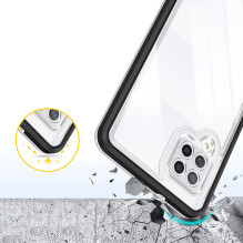 Skaidrus 3in1 dėklas, skirtas Samsung Galaxy A42 5G Frame Gel Cover Black Skaidrus 3in1 dėklas, skirtas Samsung Galaxy A42 5G Frame Gel Cover Black