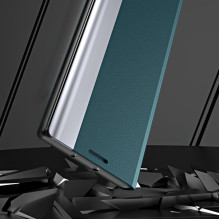 Sleep Case Pro dėklas, skirtas Xiaomi Redmi Note 12 Pro+ su atverčiamu stovu juodos spalvos