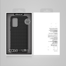 Nillkin Textured Case tvirtas sustiprintas dėklas su gelio rėmeliu ir nailonine nugara, skirta Samsung Galaxy A73 juodai Nillkin Textured Case tvirtas sustiprintas dėklas su gelio rėmeliu ir nailonine nugara, skirta Samsung Galaxy A73 juodai