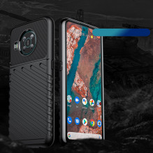 Thunder Case lankstus šarvuotas dangtelis Nokia X100 juodas