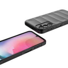 Magic Shield Case Samsung Galaxy A24 4G lankstus šarvuotas dangtelis raudonas Magic Shield Case Samsung Galaxy A24 4G lankstus šarvuotas dangtelis raudonas