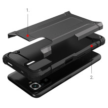 „Hybrid Armor“ šarvuoto hibridinio korpuso dangtelis Xiaomi Redmi Note 11 Pro+ 5G (Kinija) / 11 Pro 5G (Kinija) / Mi11i „Hybrid Armor“ šarvuoto hibridinio korpuso dangtelis Xiaomi Redmi Note 11 Pro+ 5G (Kinija) / 11 Pro 5G (Kinija) / Mi11i