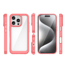 Outer Space Case with Gel Frame for iPhone 16 Pro - Red