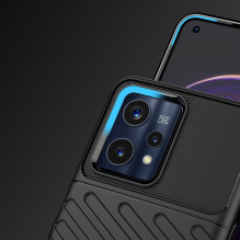 Thunder Case Lankstus šarvuotas dangtelis, skirtas Realme 9 Pro + (9 Pro Plus) juodas Thunder Case Lankstus šarvuotas dangtelis, skirtas Realme 9 Pro + (9 Pro Plus) juodas