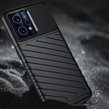 Thunder Case Lankstus šarvuotas dangtelis, skirtas Realme 9 Pro + (9 Pro Plus) juodas Thunder Case Lankstus šarvuotas dangtelis, skirtas Realme 9 Pro + (9 Pro Plus) juodas