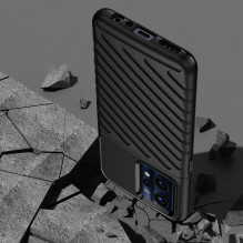 Thunder Case Lankstus šarvuotas dangtelis, skirtas Realme 9 Pro + (9 Pro Plus) juodas Thunder Case Lankstus šarvuotas dangtelis, skirtas Realme 9 Pro + (9 Pro Plus) juodas
