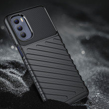 Thunder Case lankstus šarvuotas dangtelis Motorola Moto G Stylus 2022 juodas