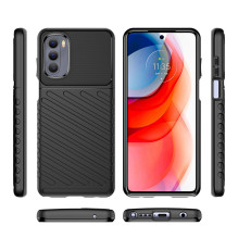 Thunder Case lankstus šarvuotas dangtelis Motorola Moto G Stylus 2022 juodas