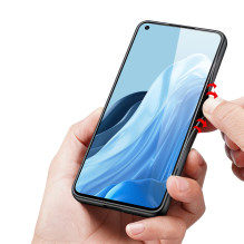 Dux Ducis Fino dėklo dangtelis padengtas nailono medžiaga Oppo Reno7 Pro 5G juodas Dux Ducis Fino dėklo dangtelis padengtas nailono medžiaga Oppo Reno7 Pro 5G juodas