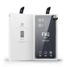 Dux Ducis Fino dėklo dangtelis padengtas nailono medžiaga Oppo Reno7 Pro 5G juodas Dux Ducis Fino dėklo dangtelis padengtas nailono medžiaga Oppo Reno7 Pro 5G juodas