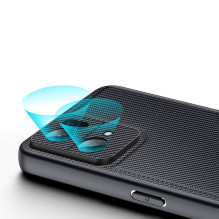 Dux Ducis Fino dėklo dangtelis padengtas nailono medžiaga Oppo Reno7 Pro 5G juodas Dux Ducis Fino dėklo dangtelis padengtas nailono medžiaga Oppo Reno7 Pro 5G juodas