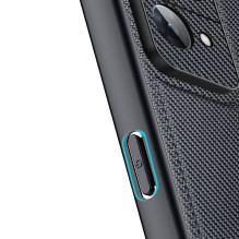 Dux Ducis Fino dėklo dangtelis padengtas nailono medžiaga Oppo Reno7 Pro 5G juodas Dux Ducis Fino dėklo dangtelis padengtas nailono medžiaga Oppo Reno7 Pro 5G juodas