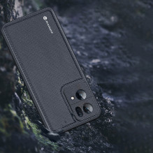 Dux Ducis Fino case cover covered with nylon material Oppo Reno7 Pro 5G black Dux Ducis Fino case cover covered with nylon material Oppo Reno7 Pro 5G black
