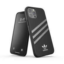 „Adidas OR Molded Case“ moteriškas dėklas, skirtas „iPhone 12 Pro Max“ – juodas