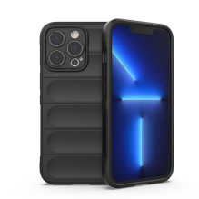 Magic Shield Case iPhone 13 Pro lankstus šarvuotas dangtelis juodas