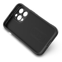 Magic Shield Case iPhone 13 Pro lankstus šarvuotas dangtelis juodas