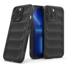 Magic Shield Case iPhone 13 Pro lankstus šarvuotas dangtelis juodas
