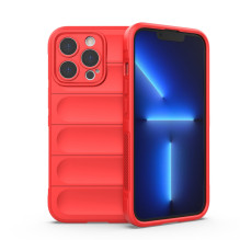 Magic Shield Case iPhone 13 Pro lankstus šarvuotas dangtelis raudonas