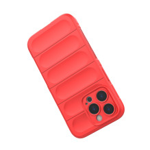 Magic Shield Case iPhone 13 Pro lankstus šarvuotas dangtelis raudonas