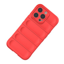 Magic Shield Case iPhone 13 Pro lankstus šarvuotas dangtelis raudonas