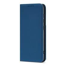 Magnetinės kortelės dėklas, skirtas Samsung Galaxy A12 5G maišelio piniginės kortelių laikikliui mėlynas Magnetinės kortelės dėklas, skirtas Samsung Galaxy A12 5G maišelio piniginės kortelių laikikliui mėlynas