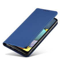 Magnet Card Case For Samsung Galaxy A12 5G Pouch Wallet Card Holder Blue Magnet Card Case For Samsung Galaxy A12 5G Pouch Wallet Card Holder Blue