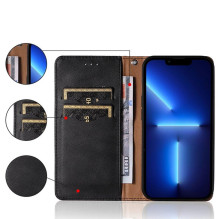 Magnetinio dirželio dėklas, skirtas „Xiaomi Redmi Note 11 Pro Pouch Wallet“ + juodas mini dirželis pakabukas