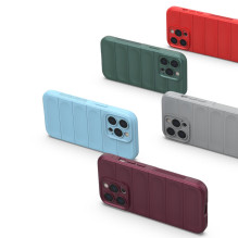 Magic Shield Case iPhone 13 Pro Max lankstus šarvuotas dangtelis raudonas