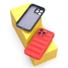 Magic Shield Case iPhone 13 Pro Max lankstus šarvuotas dangtelis raudonas