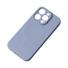 MagSafe suderinamas silikoninis dėklas, skirtas iPhone 15 Plus silikoniniam dėklui – pilkas