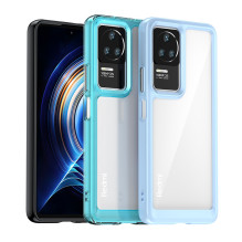 Outer Space Case Xiaomi Poco F4 5G dangtelis su lanksčiu rėmeliu mėlynos spalvos