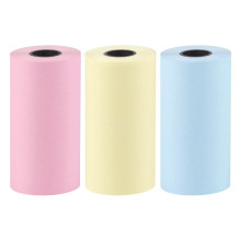 Set of colorful paper rolls...
