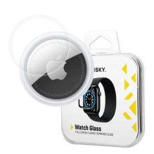 Wozinsky Watch Glass hibridinis AirTag stiklas juodas