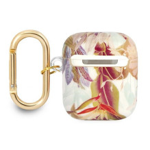 Guess GUA2HHFLU „AirPods“ dangtelis violetinės / violetinės spalvos gėlių dirželių kolekcija Guess GUA2HHFLU „AirPods“ dangtelis violetinės / violetinės spalvos gėlių dirželių kolekcija