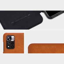 Nillkin Qin Case Case Xiaomi Redmi Note 11 Pro+ (Kinija) / Redmi Note 11 Pro (Kinija) / Mi11i HyperCharge Camera Protect Nillkin Qin Case Case Xiaomi Redmi Note 11 Pro+ (Kinija) / Redmi Note 11 Pro (Kinija) / Mi11i HyperCharge Camera Protect