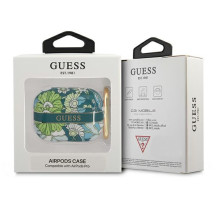 Guess GUAPHHFLN AirPods Pro dangtelis žalias / žalias gėlių dirželių kolekcija