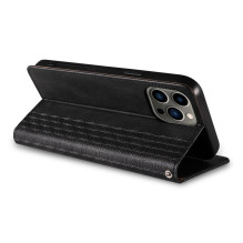Magnetinio dirželio dėklas, skirtas iPhone 13 Pro Max Pouch Piniginei + Mini Juodas pakabukas