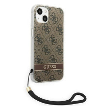 Guess GUOHCP14MH4STW iPhone 14 Plus 6,7 'rudos / rudos spalvos kieto dėklo 4G spausdinimo dirželis Guess GUOHCP14MH4STW iPhone 14 Plus 6,7 'rudos / rudos spalvos kieto dėklo 4G spausdinimo dirželis