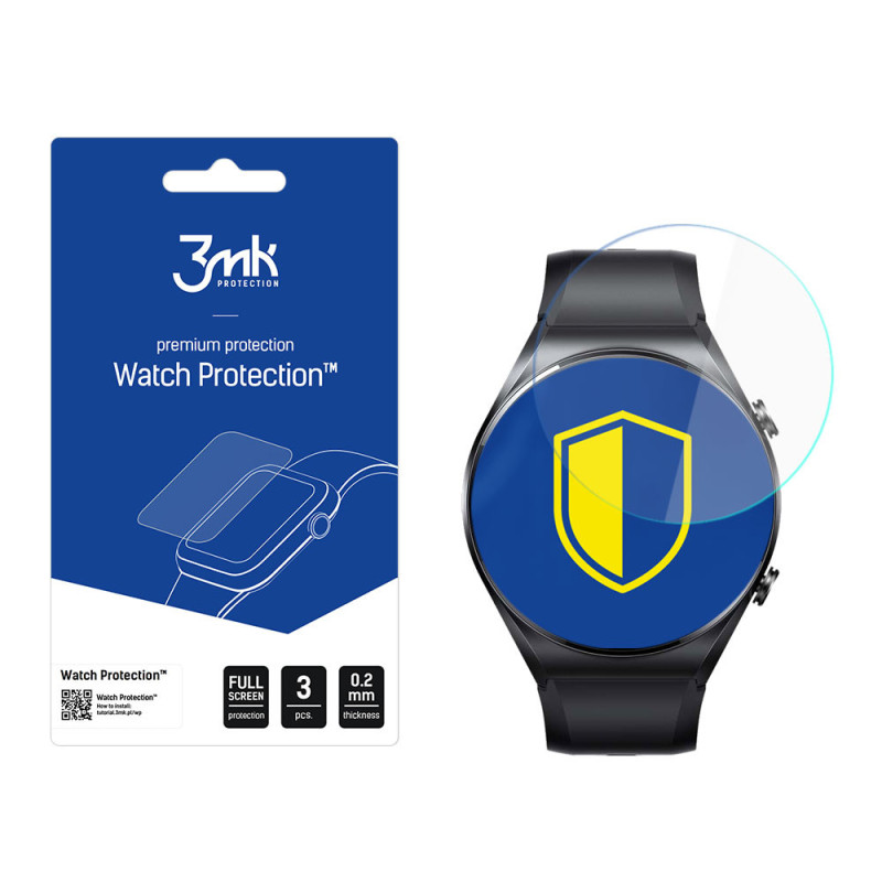 „3mk Watch Protection™“ ir „FlexibleGlass Lite“ hibridinis stiklas, skirtas „Xiaomi Watch S1“